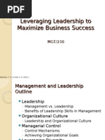 Download MGT 230 Week 5 Learning Team Assignment Management and Leadership Presentation-1 by kittyhappy SN100030828 doc pdf
