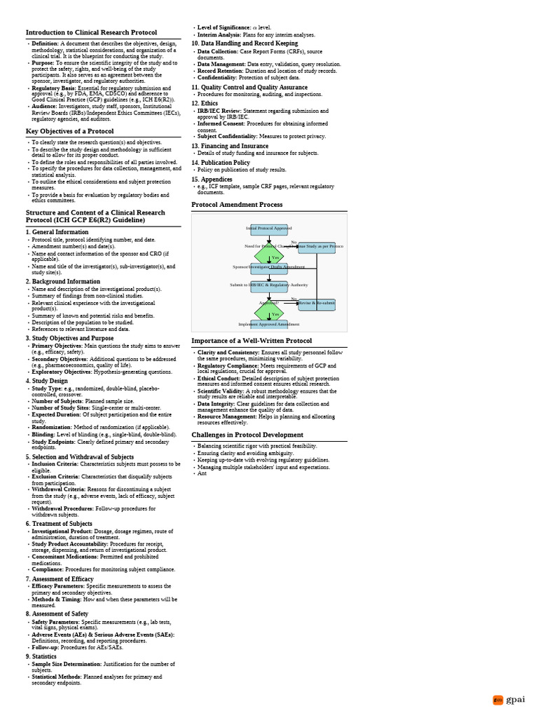 Cheatsheet 3 | PDF | Clinical Trial | Institutional Review Board