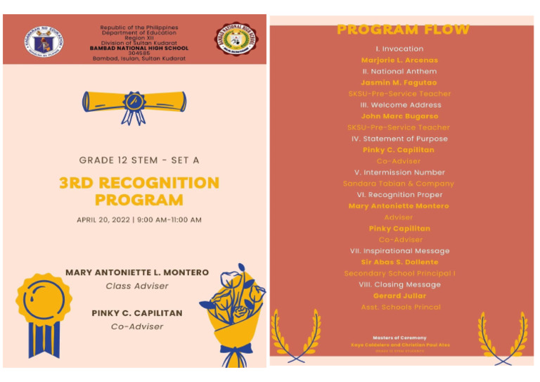 3RD Quarter Program | PDF