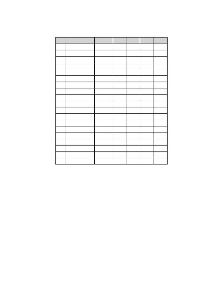 CNC Inspection Chart | PDF