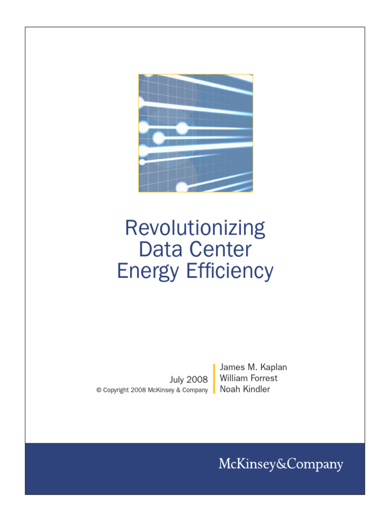 McKinsey Data Center Efficiency | PDF | Data Center | Efficient Energy Use