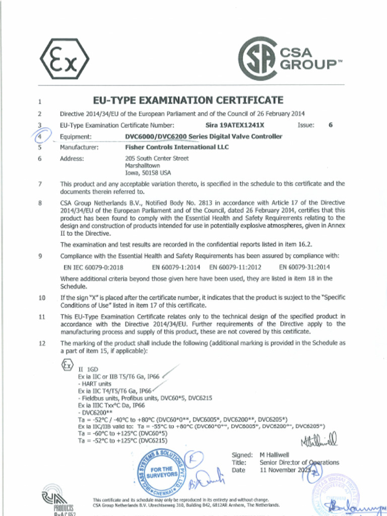 Atex Certificate | PDF