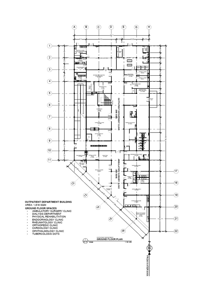 Opd GRND FLR Sanitary Layout | PDF | Clinic | Public Services