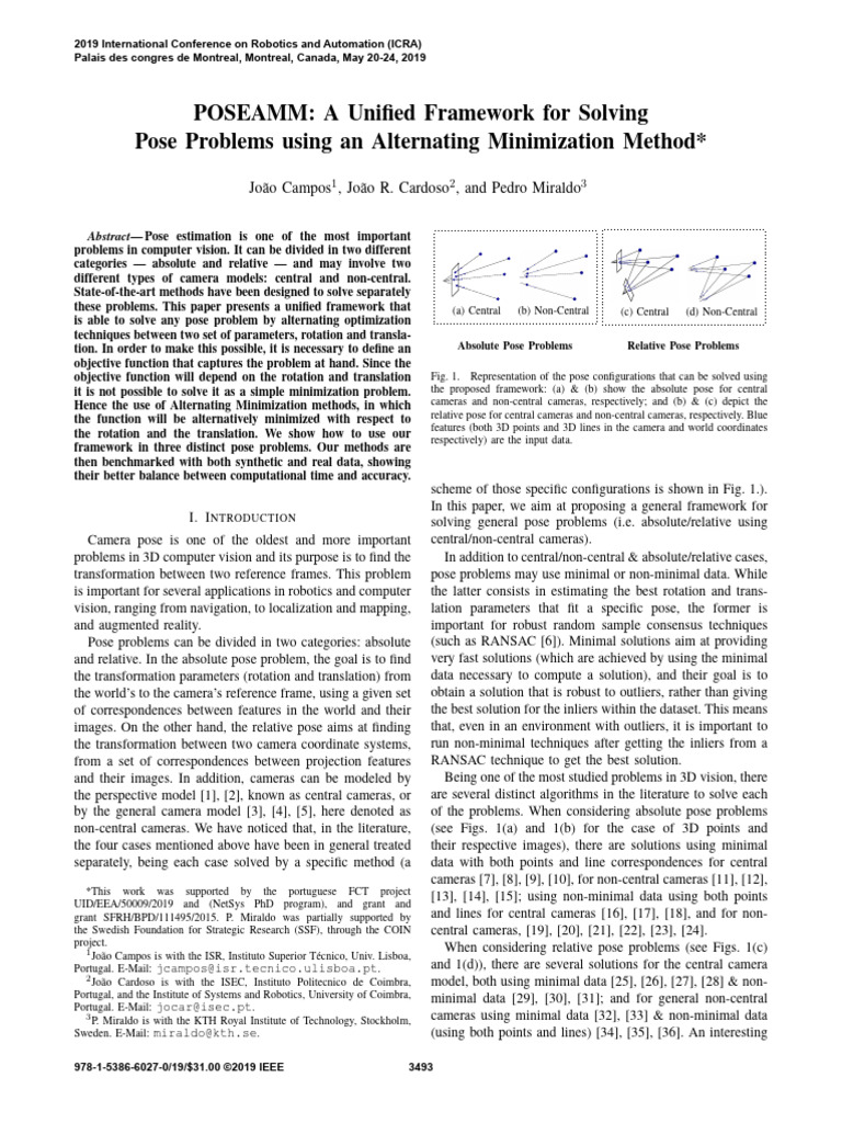 A Unified Framework For Solving Pose Problems | PDF | Applied ...