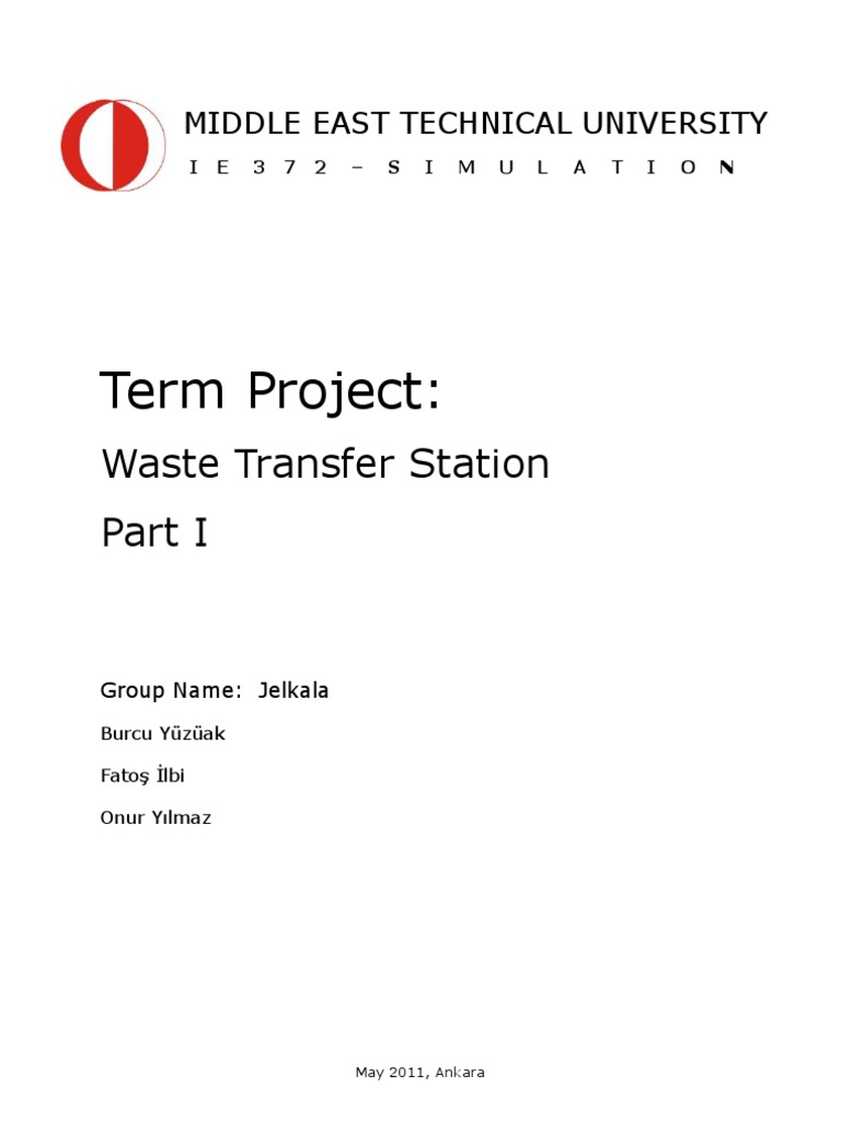 Waste Station Simulation Project | PDF | Simulation | Profit (Accounting)