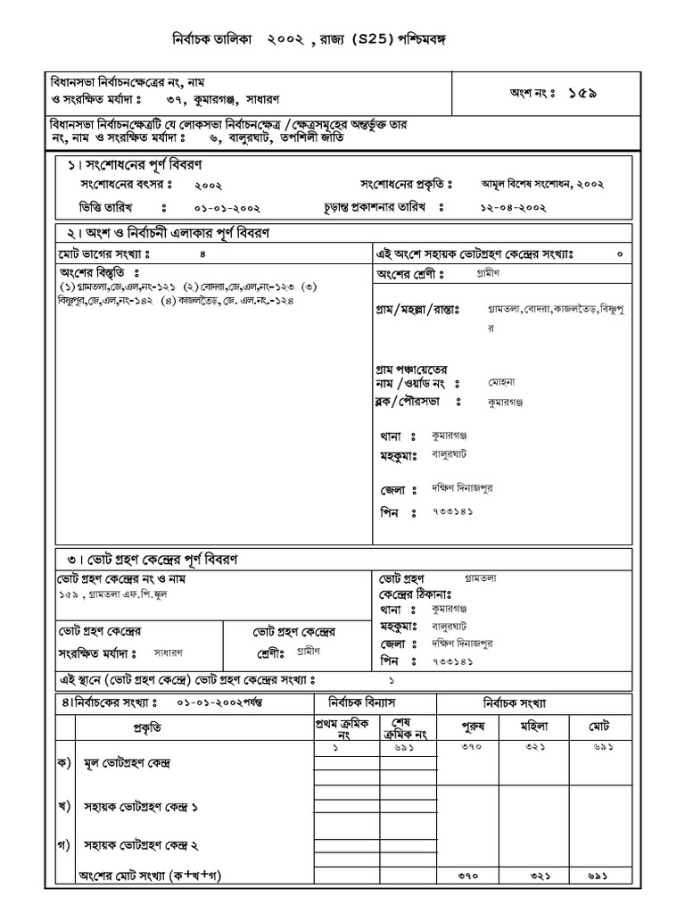 Httpsceowestbengal Nic InRollPDFGetDraftacId 37&key ...