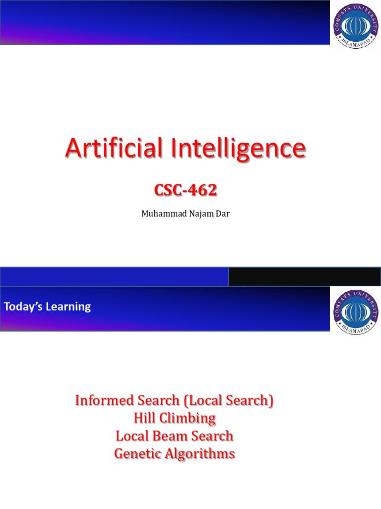 AI Lecture 7 | PDF | Genetic Algorithm | Applied Mathematics