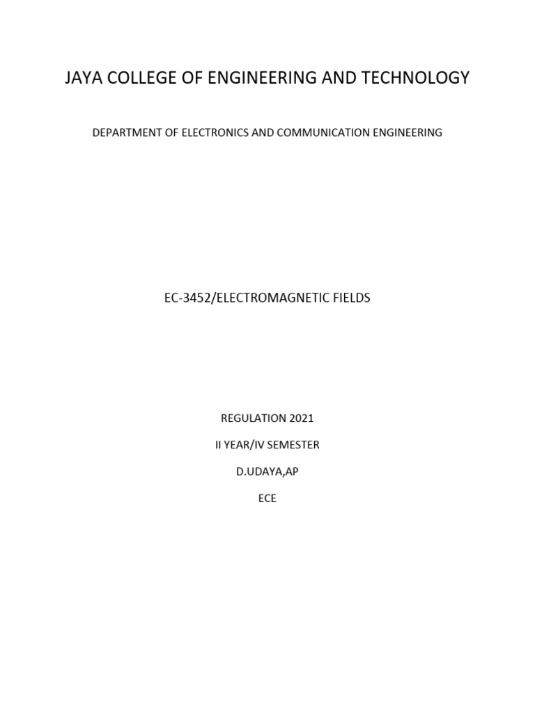 Emf Notes Udaya-1-1 | PDF