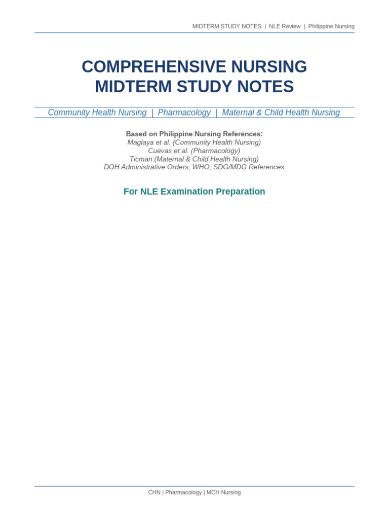 Nursing Midterm Study Notes | PDF | Antipsychotic | Health Care