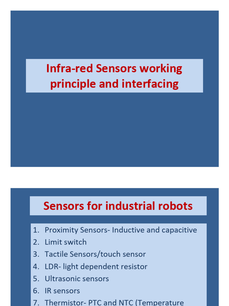 Ir Sensor | PDF