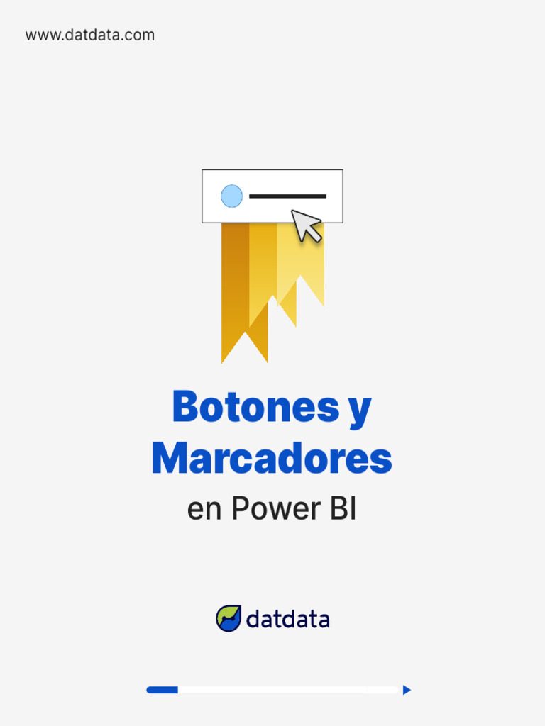 Botones y Marcadores en Power BI | PDF | Botón (Computación) | Informática