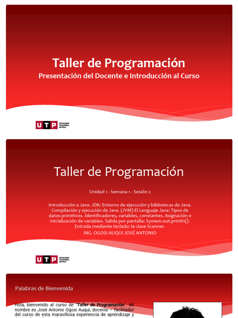S01.s2 Material | PDF | Java (lenguaje de programación) | Tipo de datos