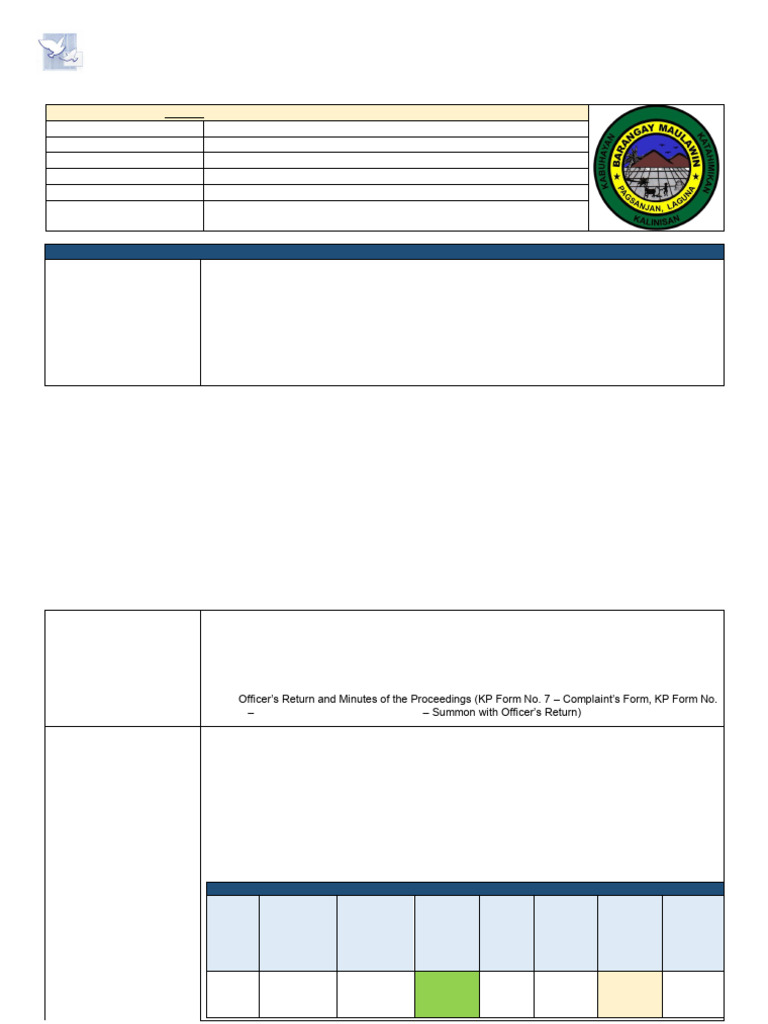 Form 7A. Performance Highlight, Efficiency in Operations | PDF | Public ...