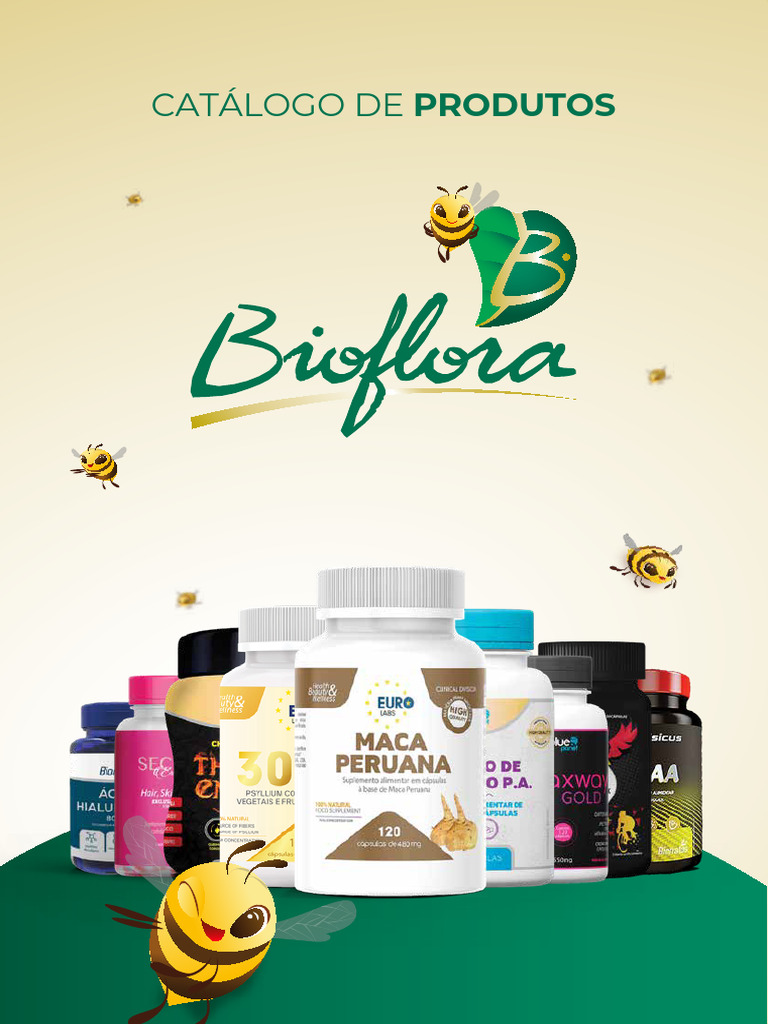 Bioflora - Catálogo Produtos | PDF | Vitamina | Antioxidante