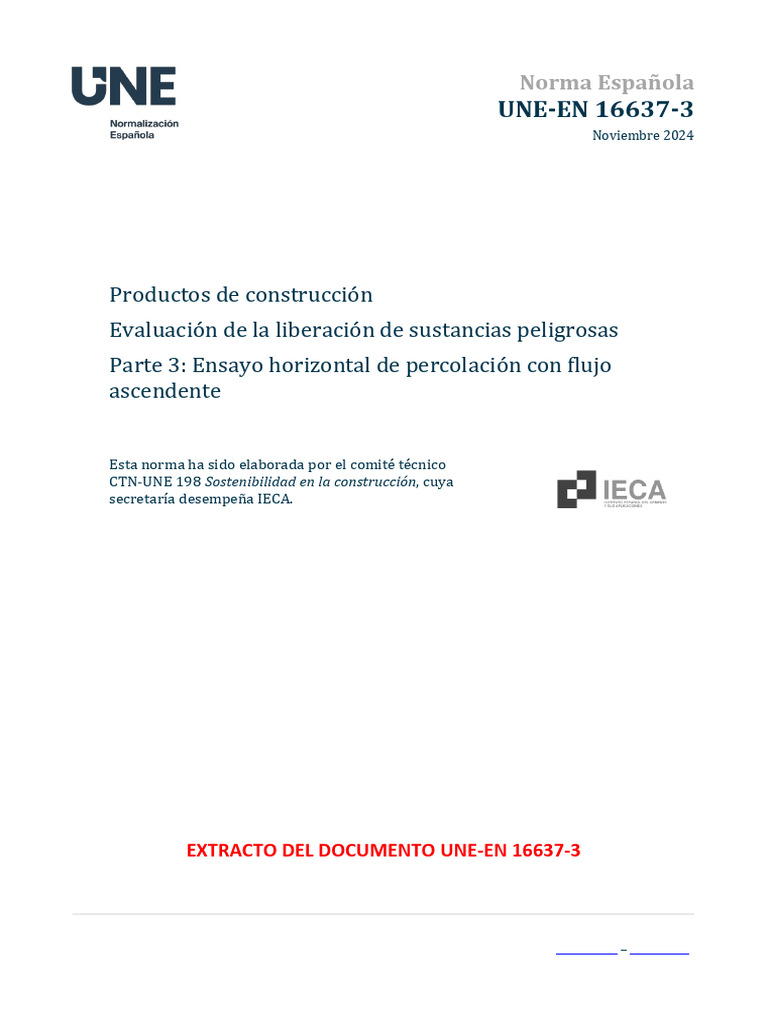 (Ex) Une en - 16637 3 2024 | PDF | Agua | Compuestos orgánicos