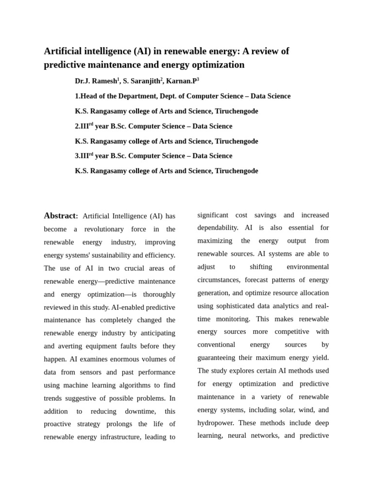 Artificial Intelligence Paper | PDF | Artificial Intelligence ...