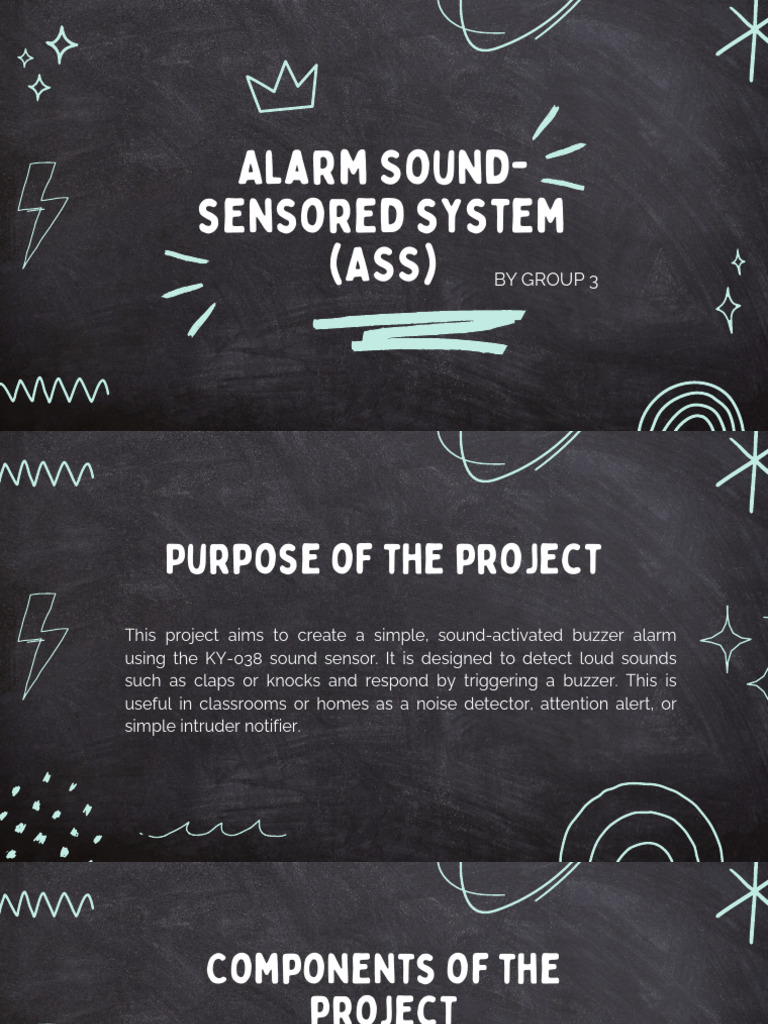 Alarm Sound Sensored System Ass | PDF