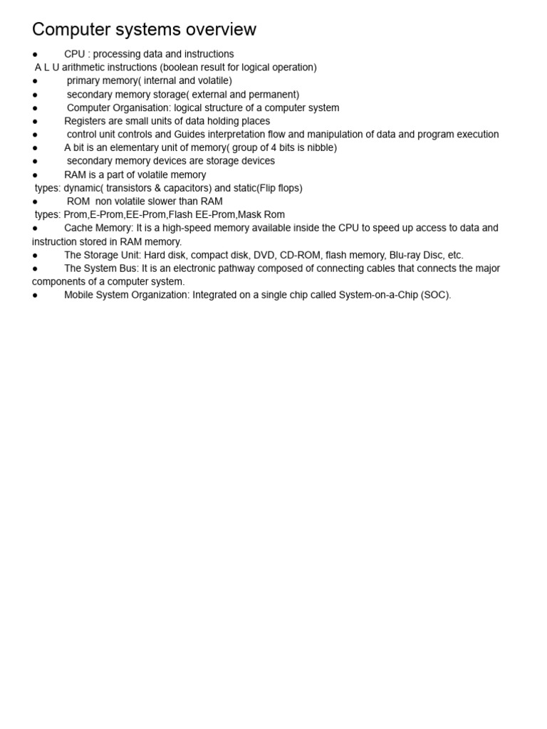 Computer Final Plan | PDF
