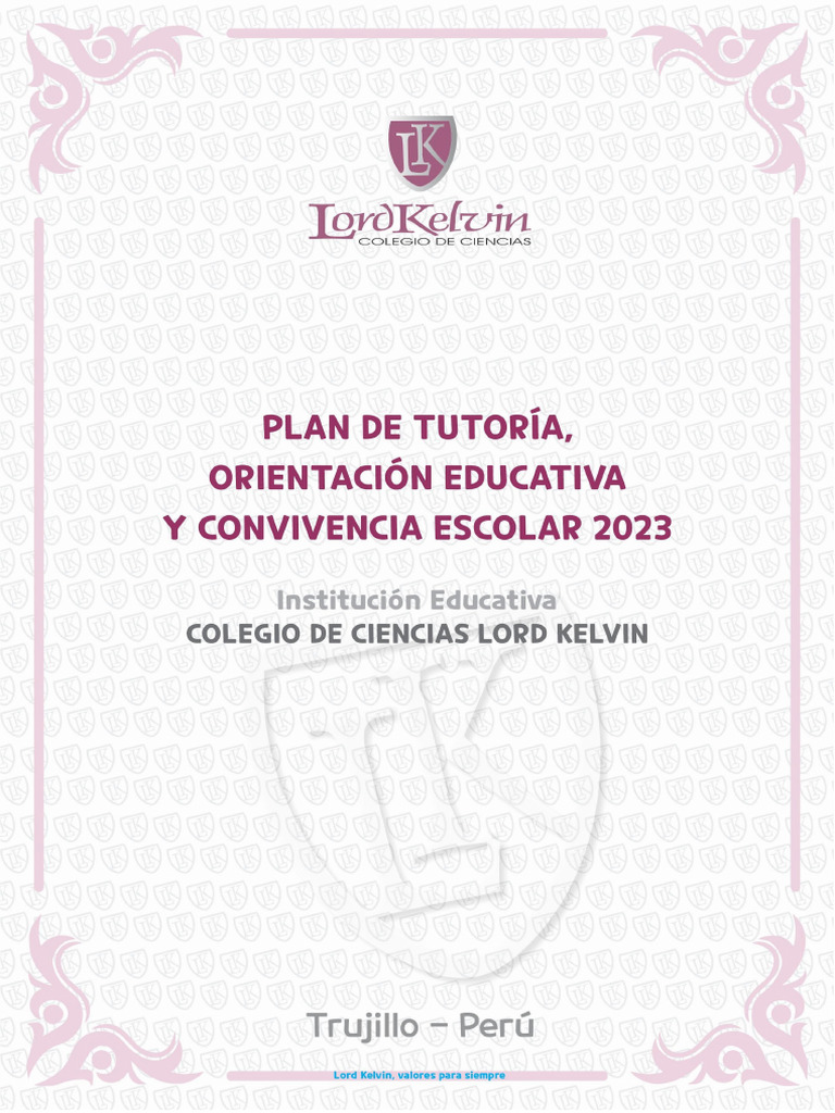 Plan de Convivencia Escolar Democratica 2023 2 | PDF | Escuelas | Violencia