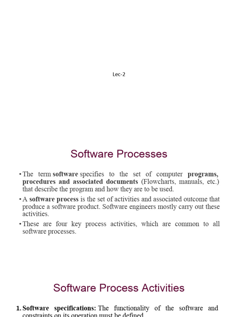 Lec 2 | PDF | Software | Specification (Technical Standard)