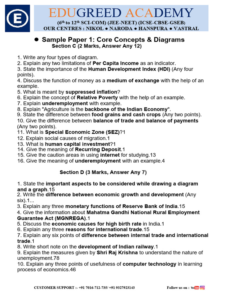 Eco Paper 2026 | PDF | Unemployment | Inflation