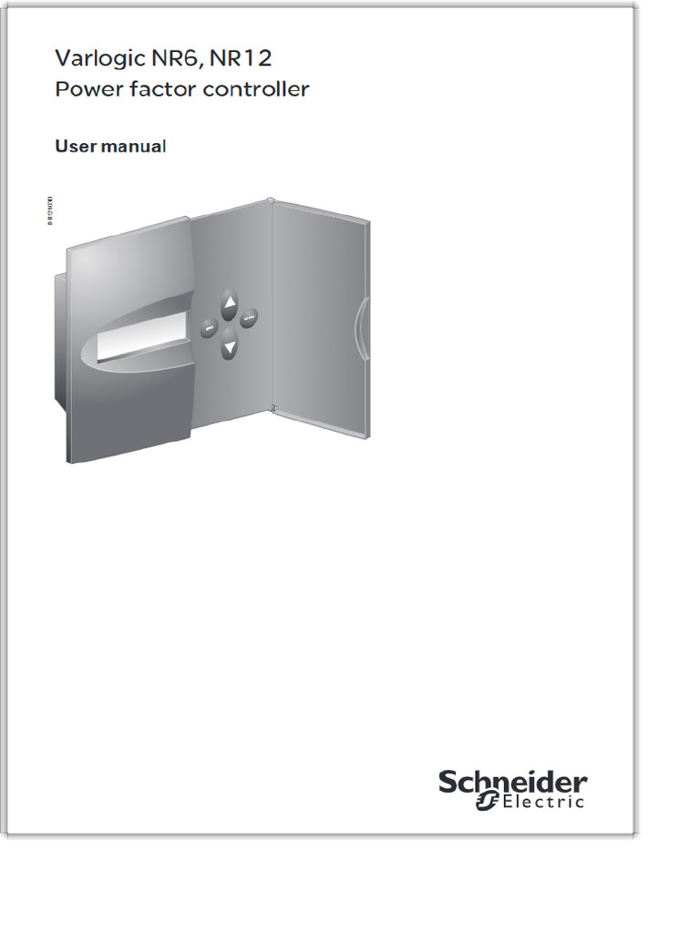 Varlogic NR6 - NR12 Power Factor Controller User Manual | PDF