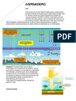 Efecto invernadero causa cambio climático