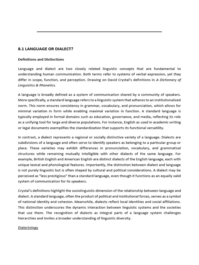 Unit8. The Rise of Standard English | PDF | Dialect | Accent ...