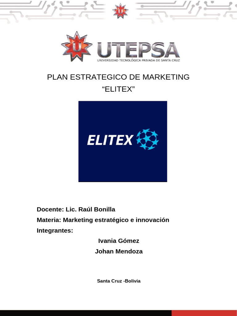 ELITEX | PDF | Calidad (comercial) | Marca