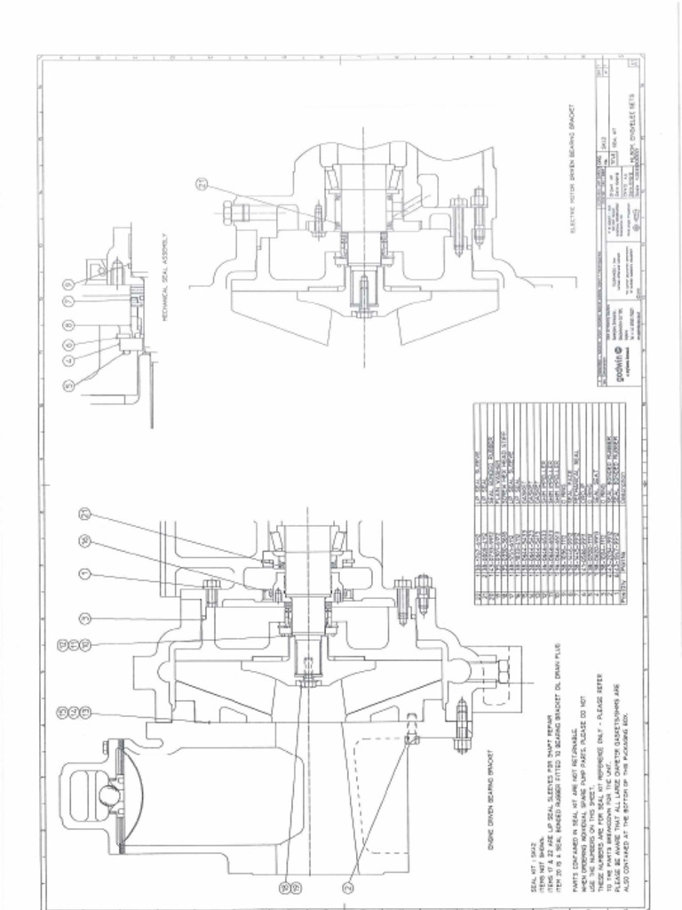 SK42 Seal Kit Contents | PDF