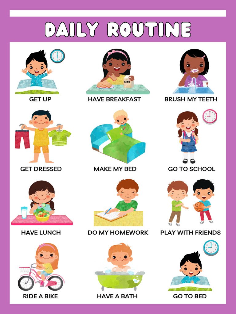 Lista de Daily Routine | PDF