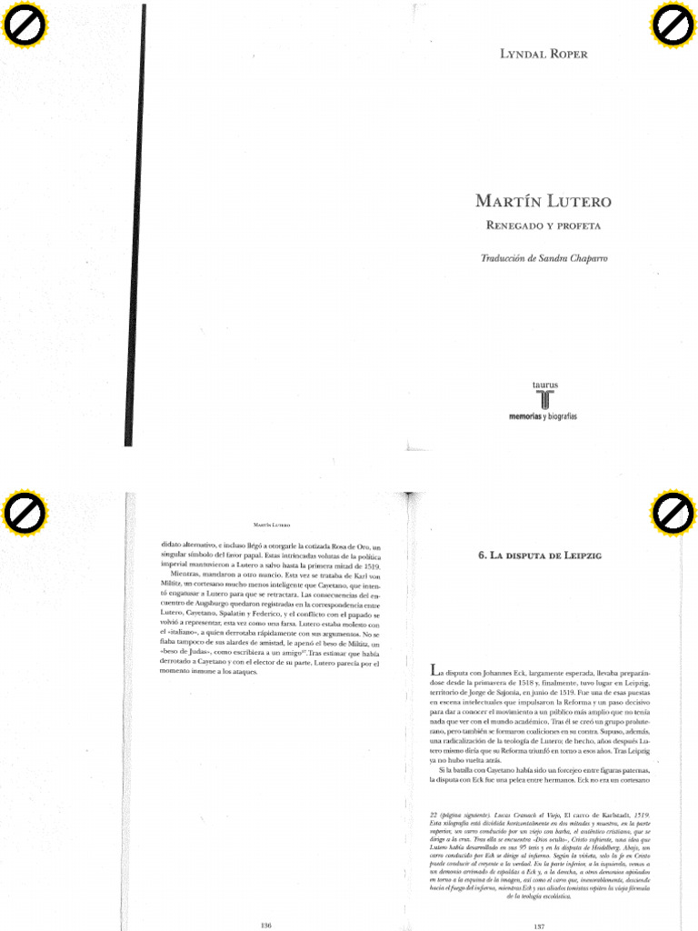 14 a- ROPER. Martin Lutero (Caps. 6, 8-10) | PDF