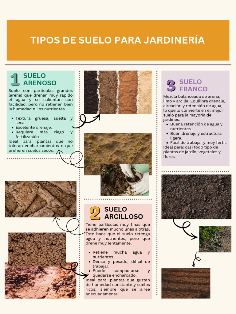 Tipos de Suelo para Jardinería | PDF | Suelo | Horticultura