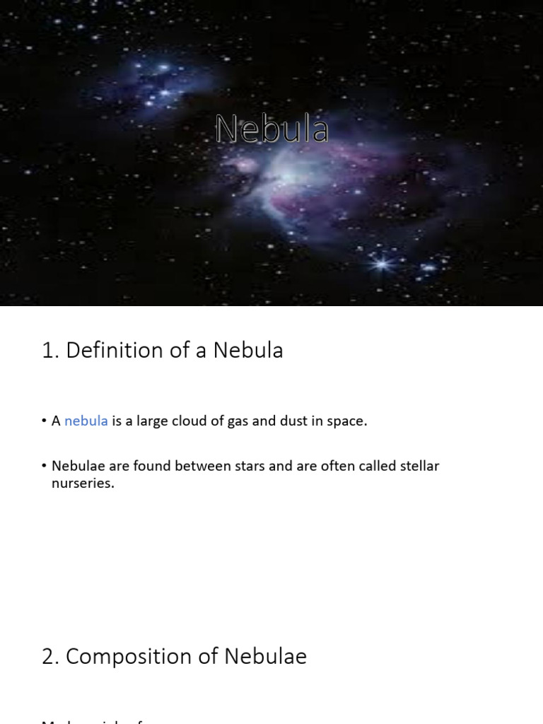 Nebula | PDF | Stars | Nebula