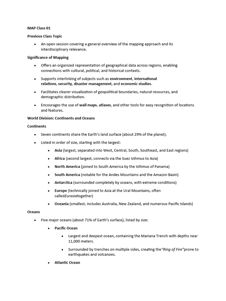 Mapping Summary | PDF | Plateau | Persian Gulf