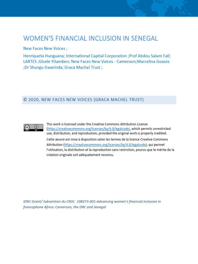Gender Gap | PDF | Financial Inclusion | Identity Document