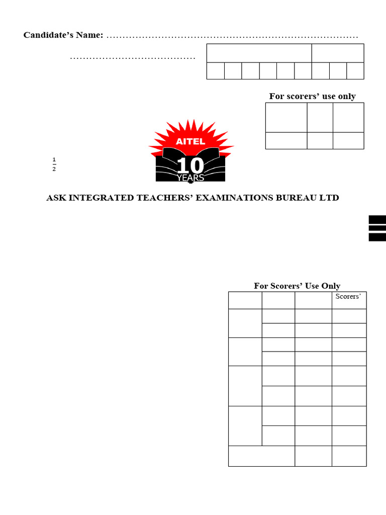 Sample A Level | PDF