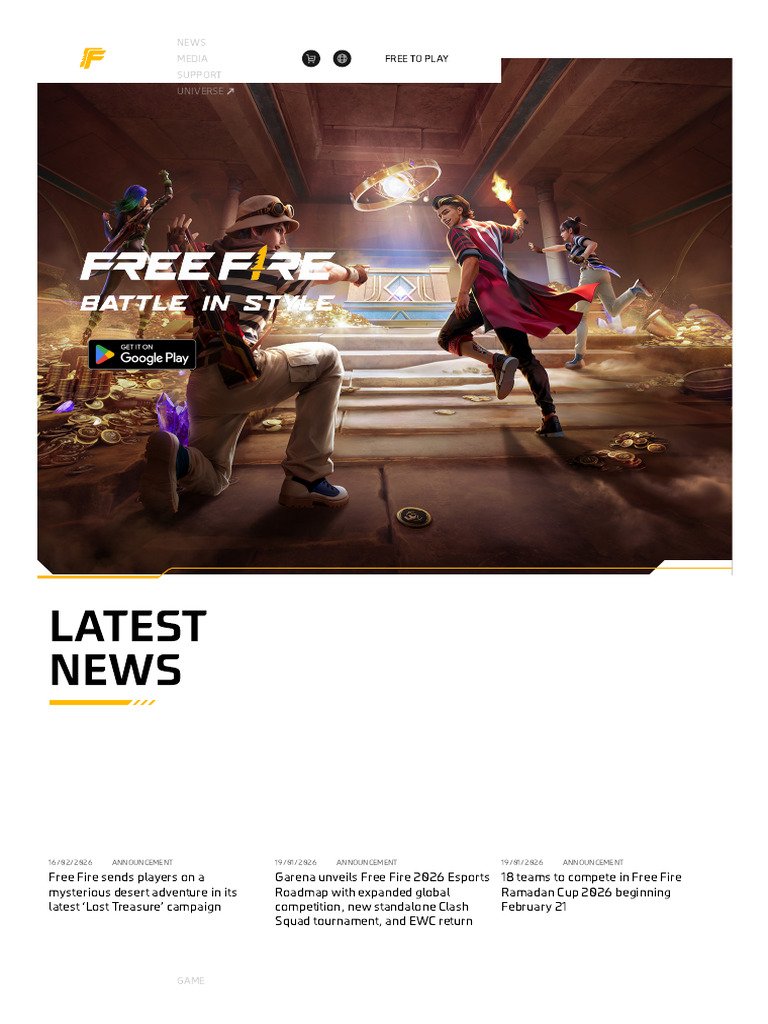 Garena Free Fire. Best Survival Battle Royale On Mobile! | PDF
