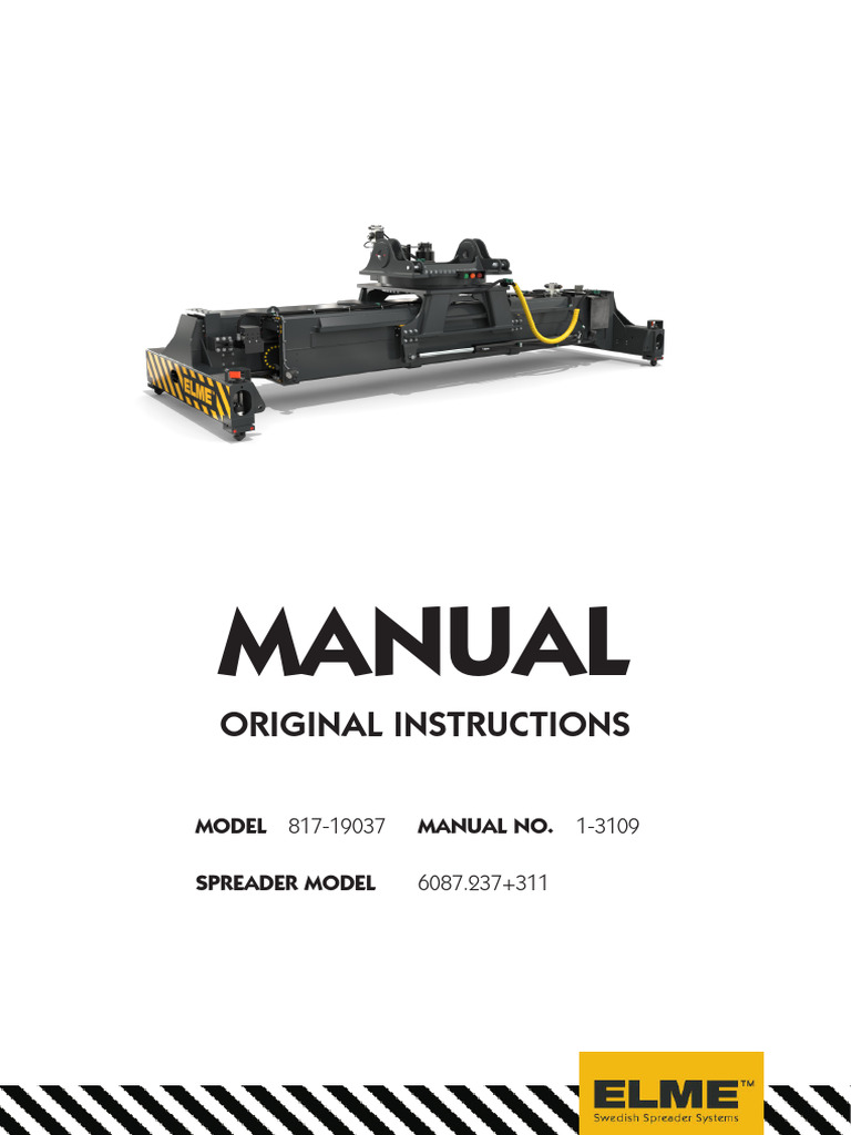 1-3109 ELME Spreader 817 PARTES | PDF | Bearing (Mechanical) | Screw
