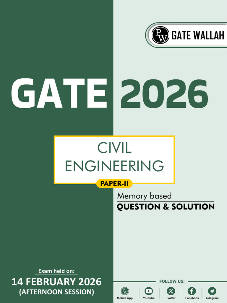 Civil Engineering - Paper-2 - Final Combined | PDF | Beam (Structure ...