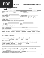 DSWD 4Ps Beneficiary Data Update Request Form Page 1 | PDF
