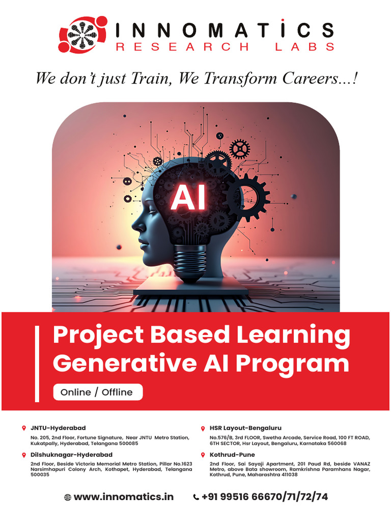 Project Based Learning Generative AI Program | PDF | Artificial ...