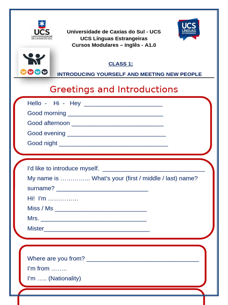 Greetings | PDF