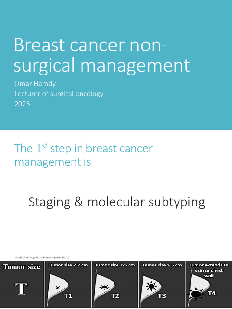9 - Non Surgical Management of Breast Cancer | PDF | Breast Cancer ...