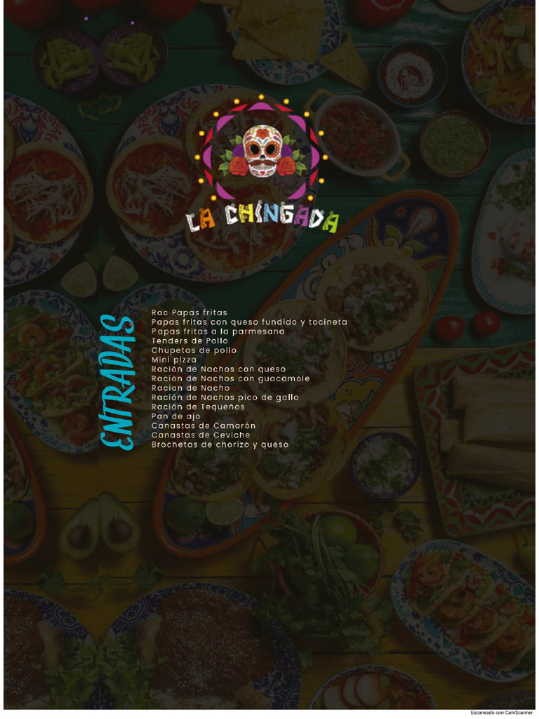 Menu La Chingada | PDF