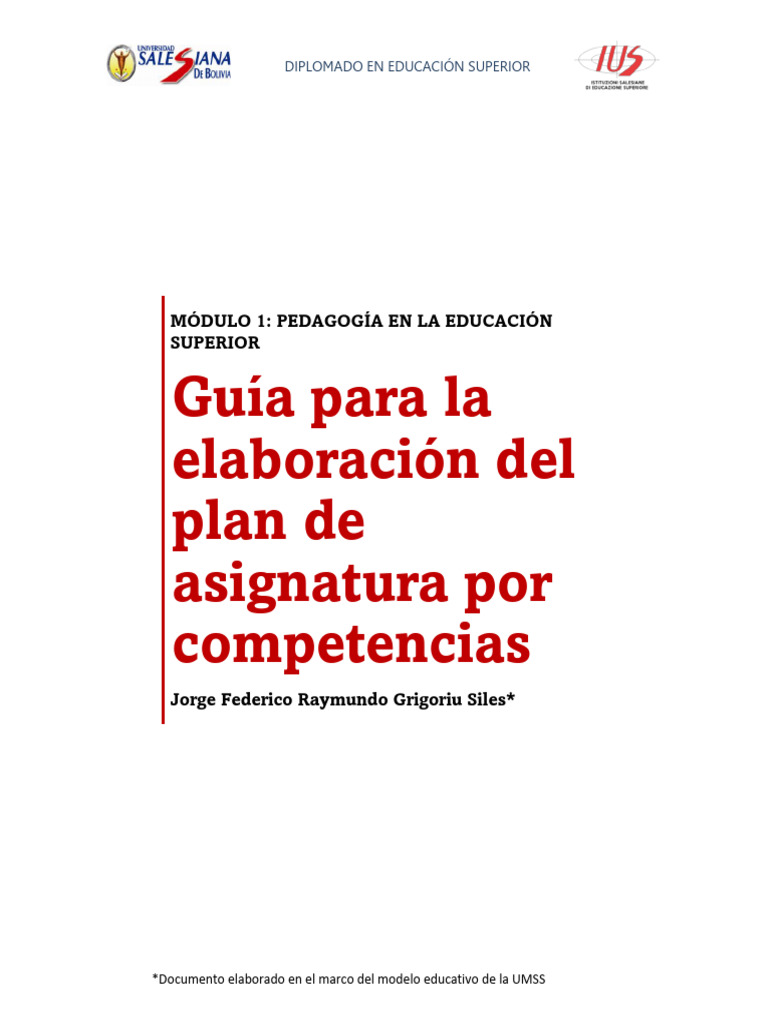 Guía para Estructuración de Plan | PDF | Pedagogía | Evaluación