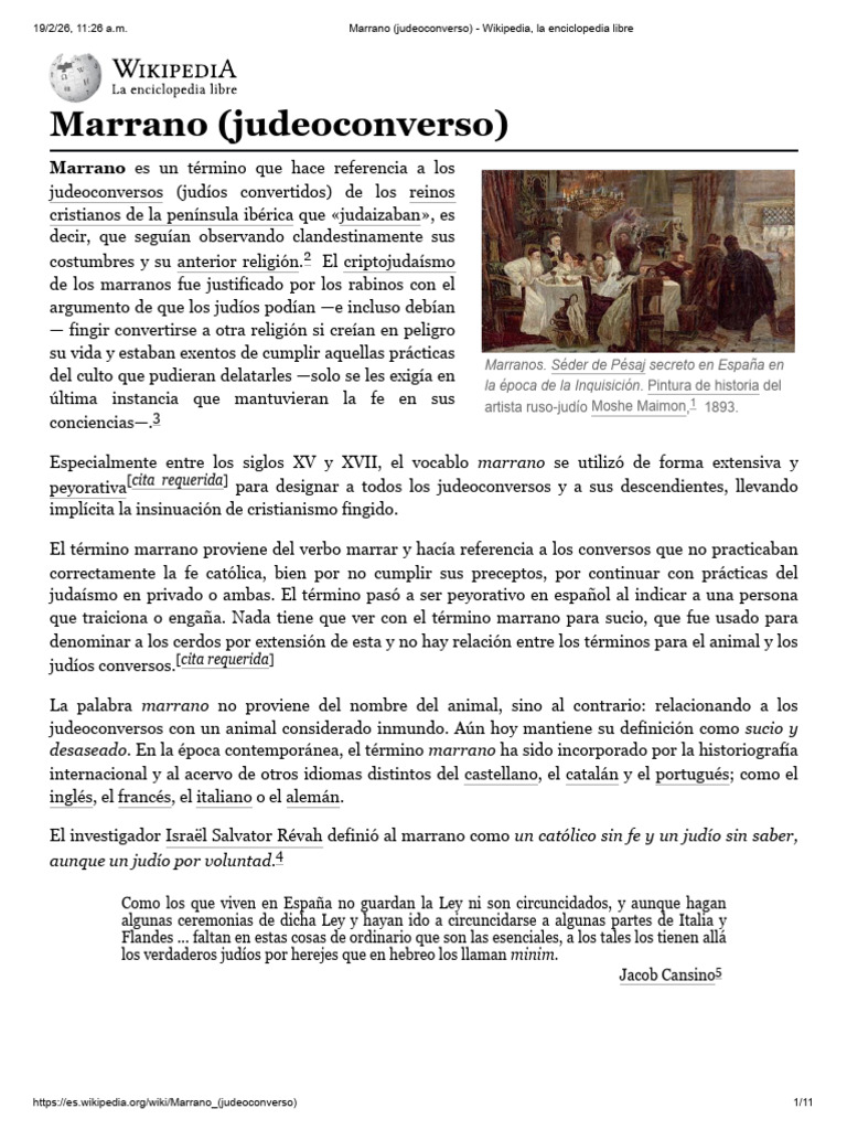 marranos | PDF | Inquisición | Inquisición española