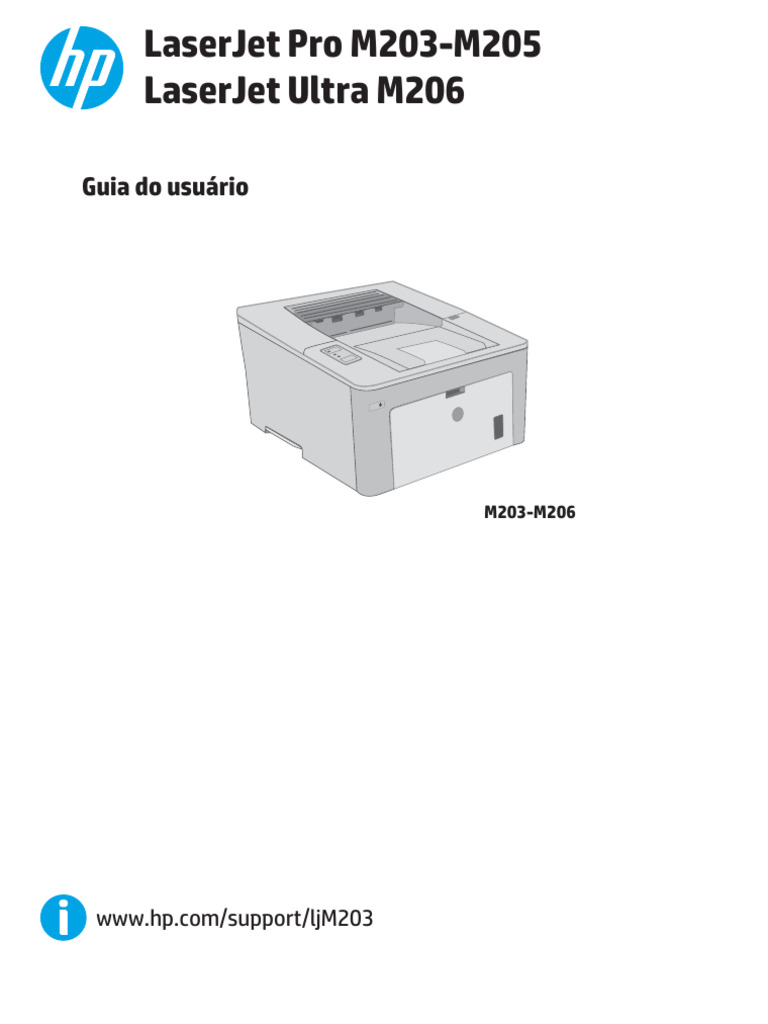 Laserjet Pro M203 DW | PDF | Driver de dispositivo | Rede de computadores