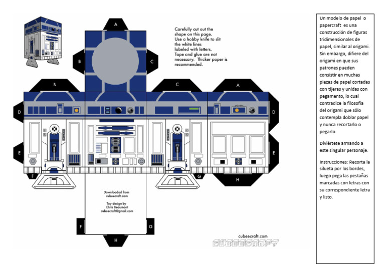 Papercraft r2d2 | PDF