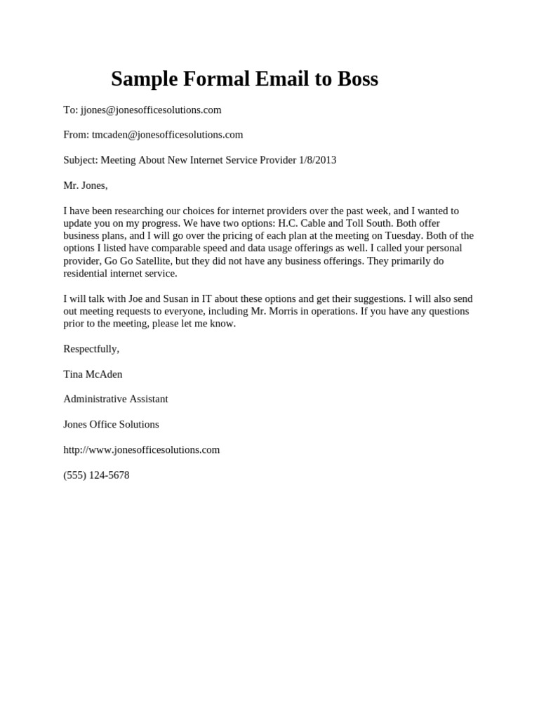 Sample Formal Letters | PDF